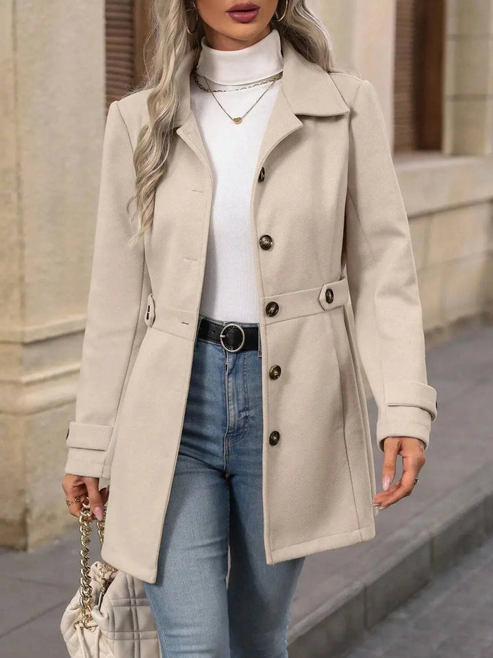 City Trails Button-Up Lapel Coat | S–2X