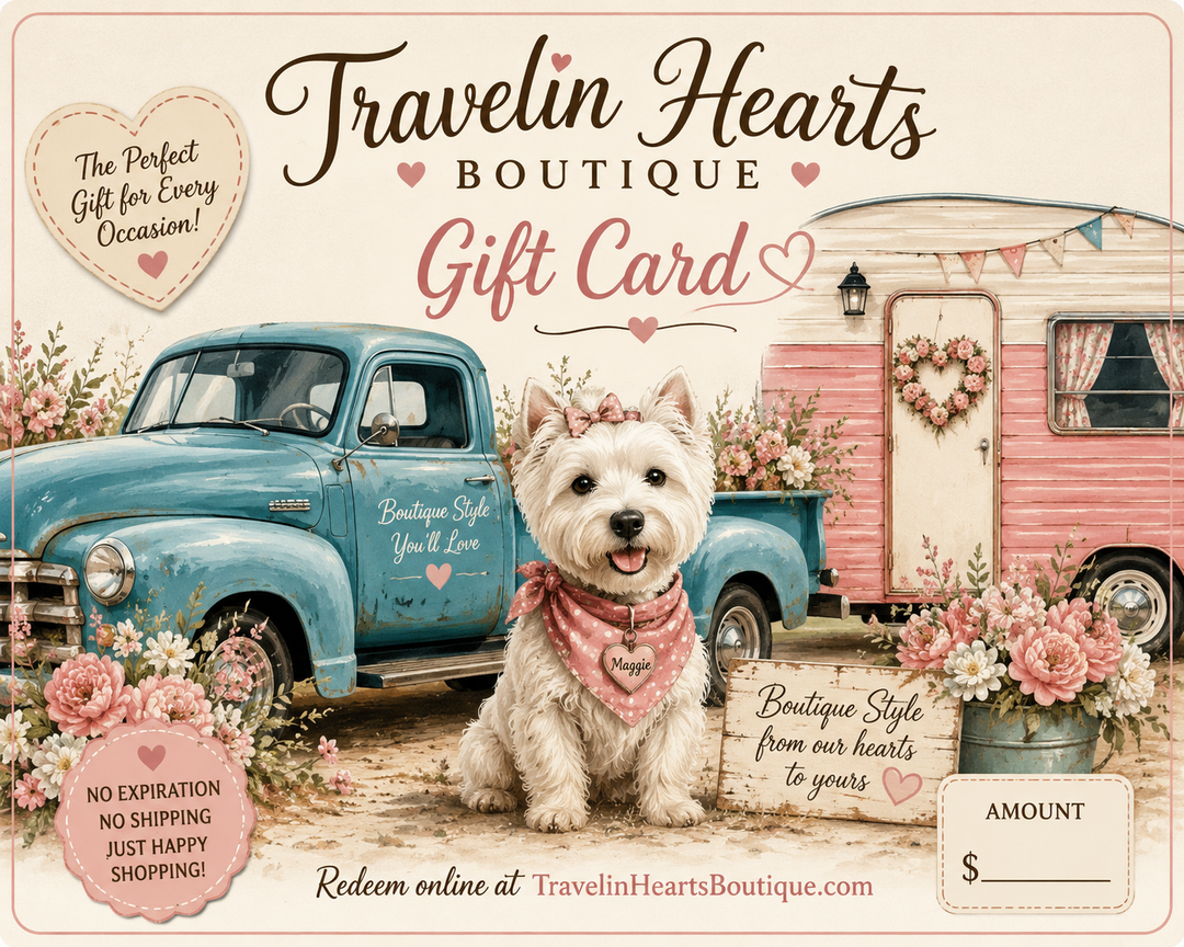 Travelin Hearts Boutique Gift Card